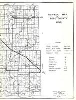 Pope County Highway Map 2, Pope County 1950